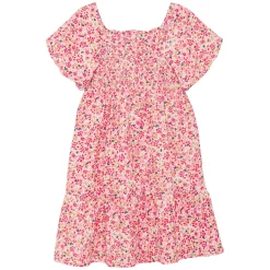 Kids Creamie Flower Structure Dress 4-14