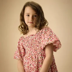 Kids Creamie Flower Structure Dress 4-14