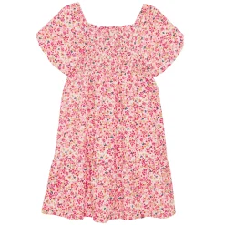 Kids Creamie Flower Structure Dress 4-14