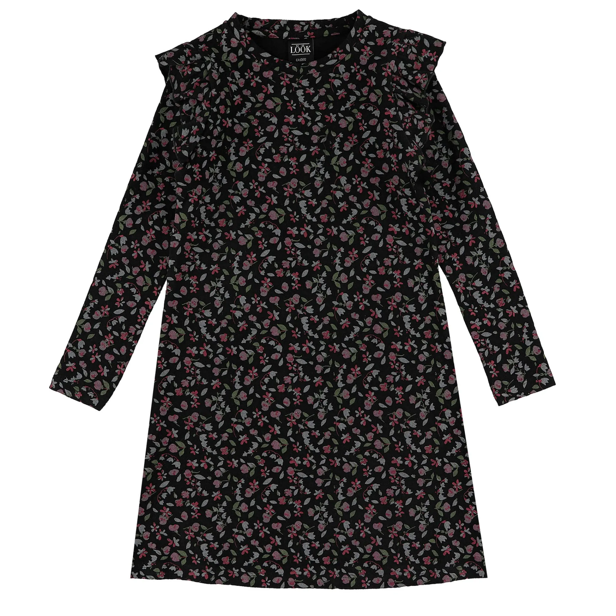Kids Look Flowers AOP Romance Dress 7-14