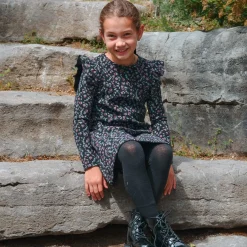 Kids Look Flowers AOP Romance Dress 7-14