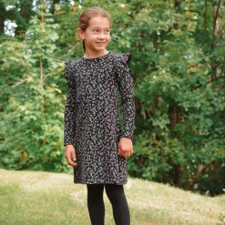 Kids Look Flowers AOP Romance Dress 7-14