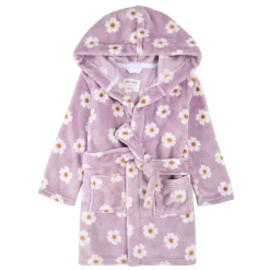 Kids Petit Lem Flowers Bathrobe 2-14