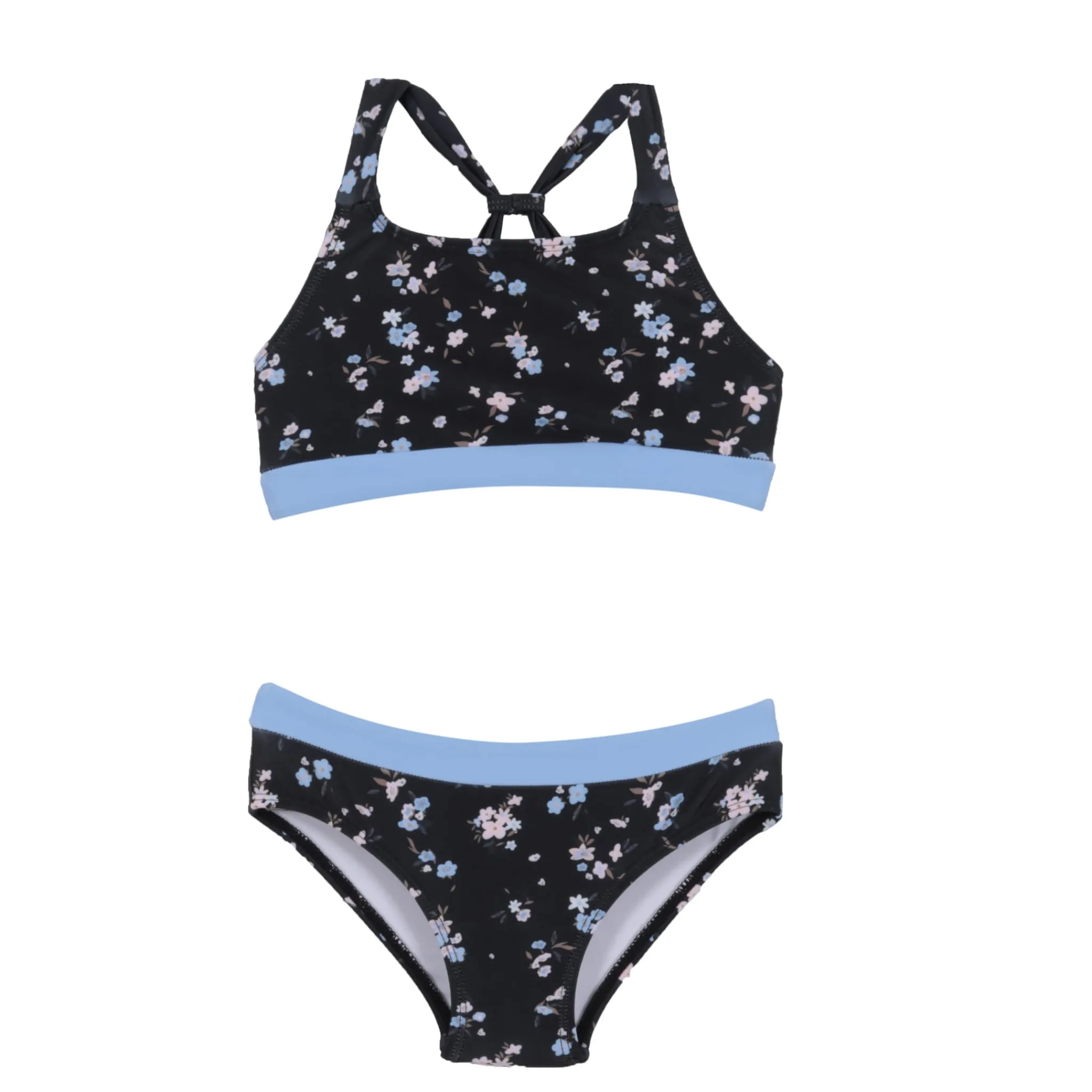 Kids Nano Swimsuits>Flowers Bikini 4-14