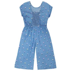 Kids Deux par Deux Flowers Essential Jumpsuit7-10