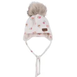 Kids Nano Beanies>Flowers Fleece Beanie 2-6