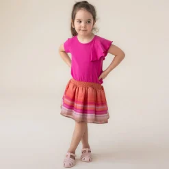 Kids Nano Dresses & Rompers>Flowers Frill Dress 2-12