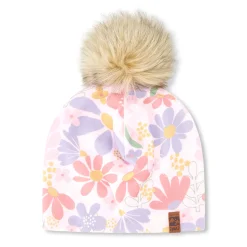 Kids Deux par Deux Beanies>Flowers Hat 2-14