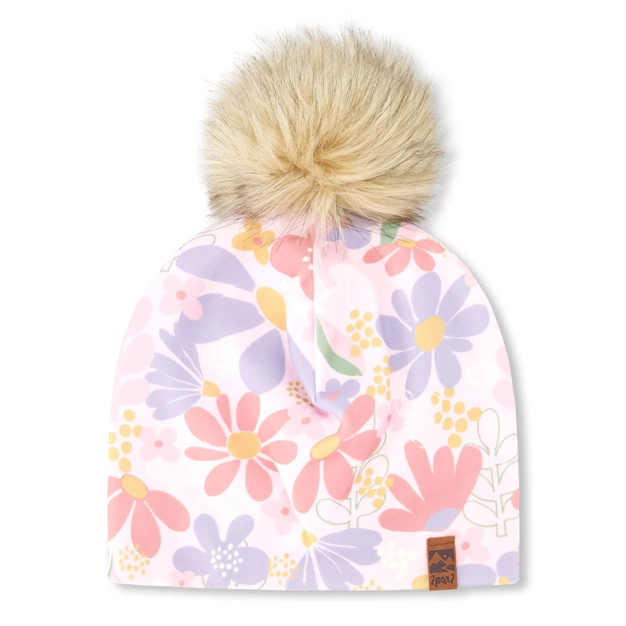 Kids Deux par Deux Beanies>Flowers Hat 2-14