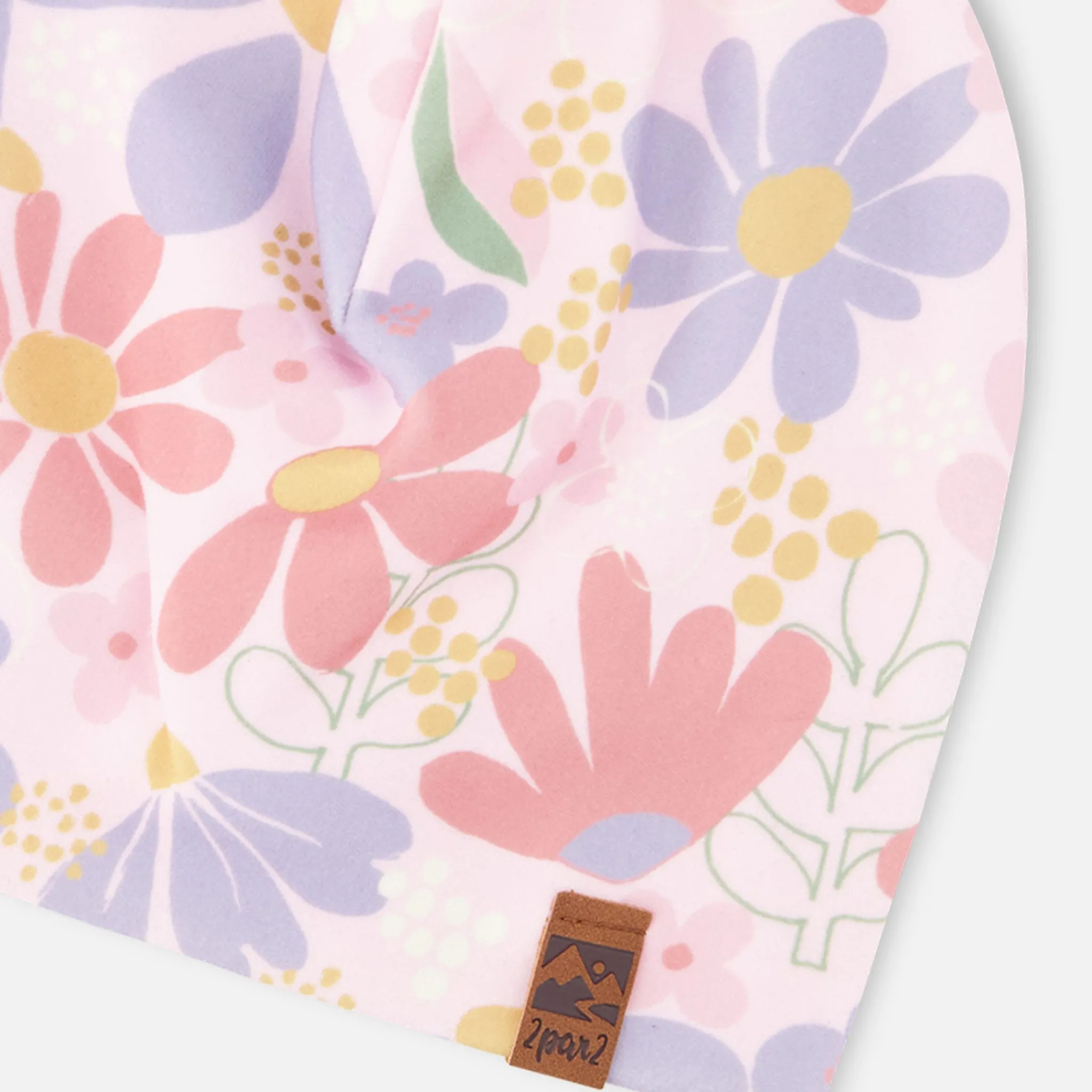 Kids Deux par Deux Beanies>Flowers Hat 2-14