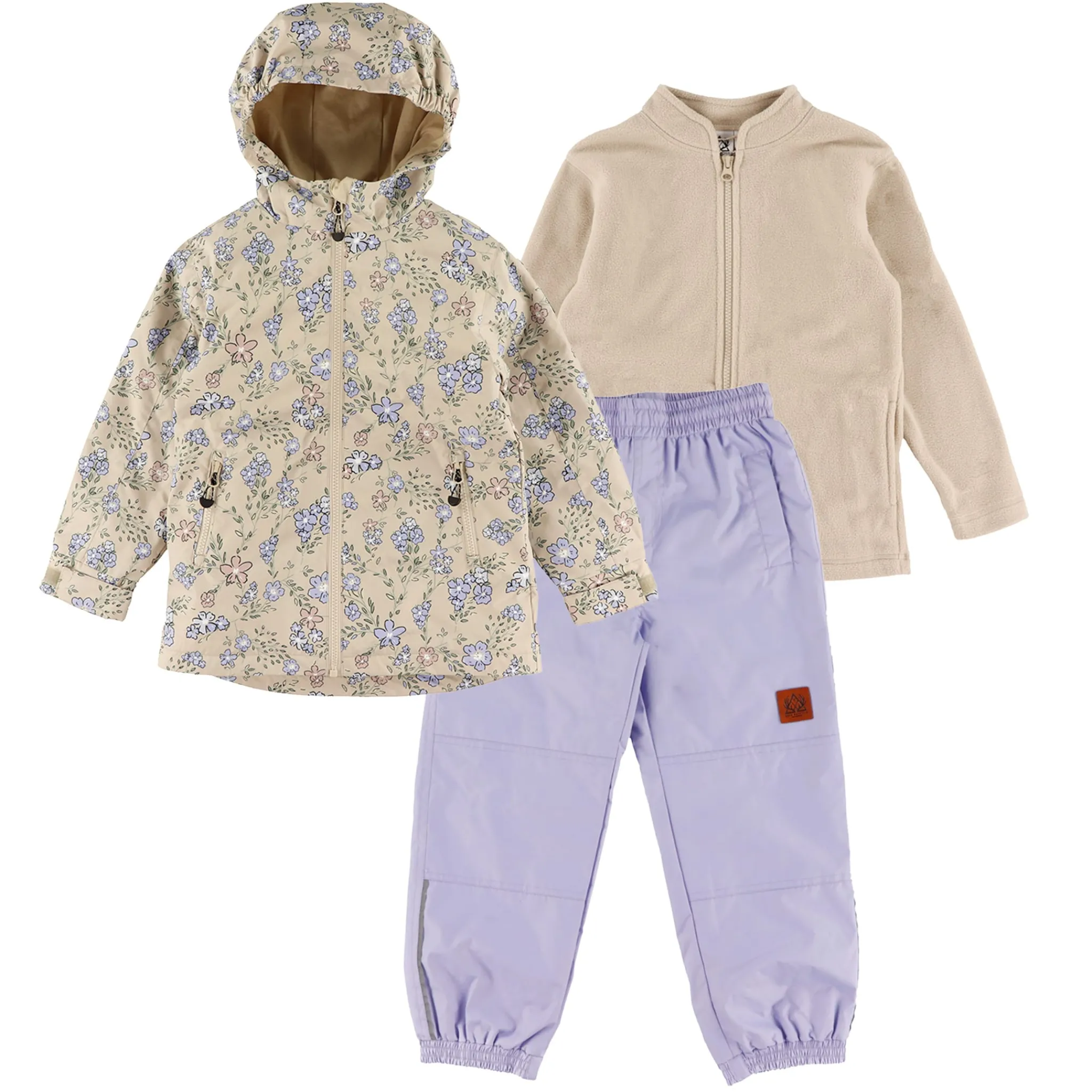 Kids Deer Mountain Outerwear>Flowers 3in1 Set 2-6