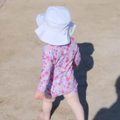 Look Flowers Long Sleeve Swimsuit 3-24m
