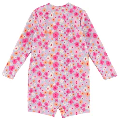 Look Flowers Long Sleeve Swimsuit 3-24m