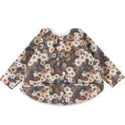 Kids Origami Bibs|Breastfeeding>Flowers L/s Bib 0-36m