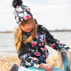 Kids Deux par Deux Neck Warmers & Scarves>Flowers Neck Warmer 2-14