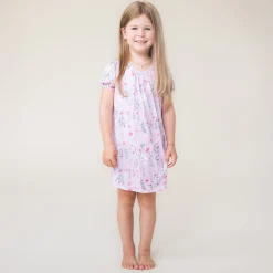 Kids Nano Pajamas & Bathrobes>Flowers Nightgown 2-12