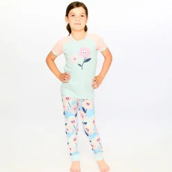 Kids Deux par Deux Flowers Pajama Set 7-10