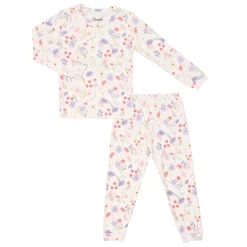 Kids Coccoli Pajamas & Bathrobes>Flowers Pajamas 2-12