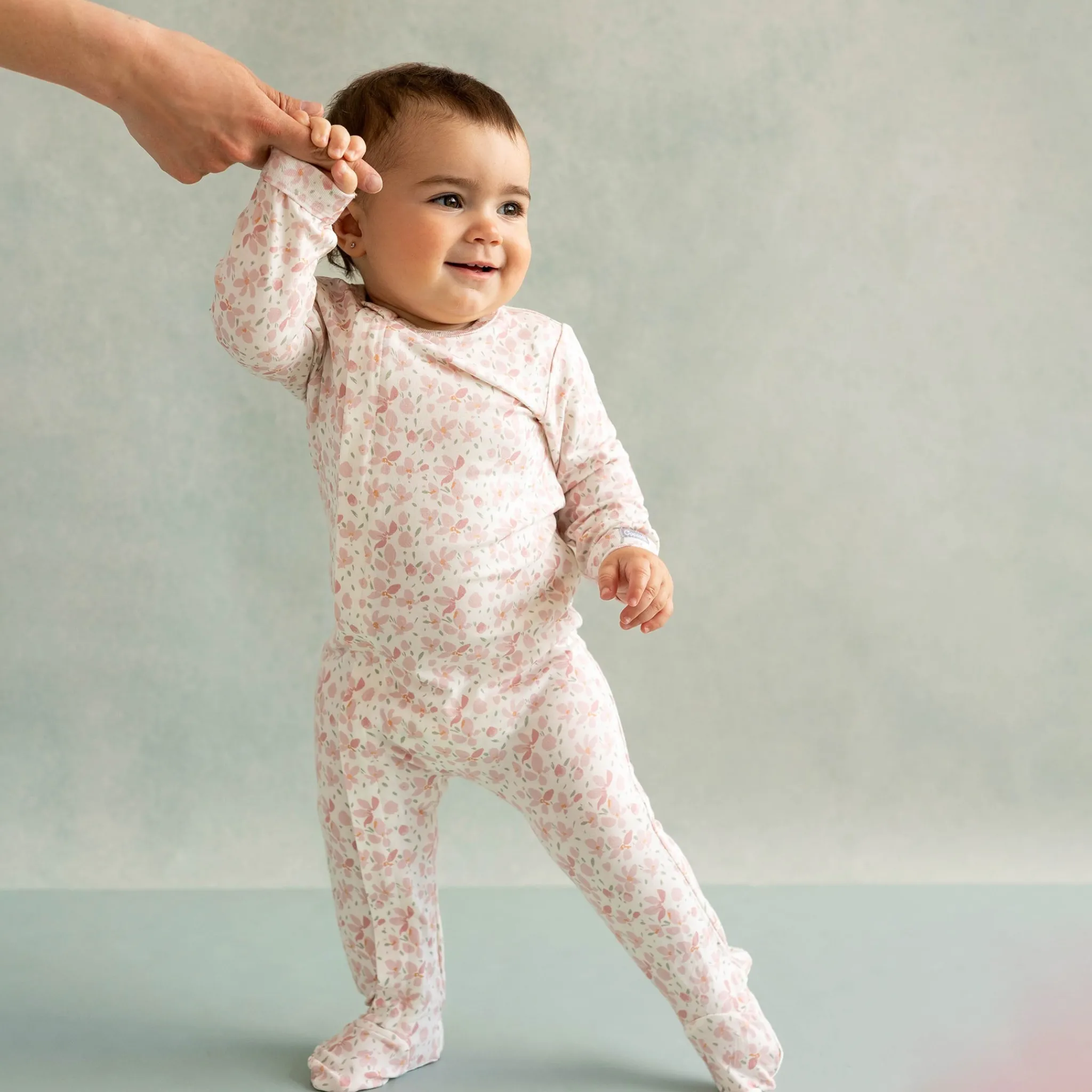 Coccoli Flowers Pajamas 1-18m