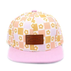 Headster Kids Hats And Caps>Flowers Plaid Snapback 6-24m