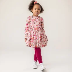 Kids Nano Flowers Printed Dress 2-12