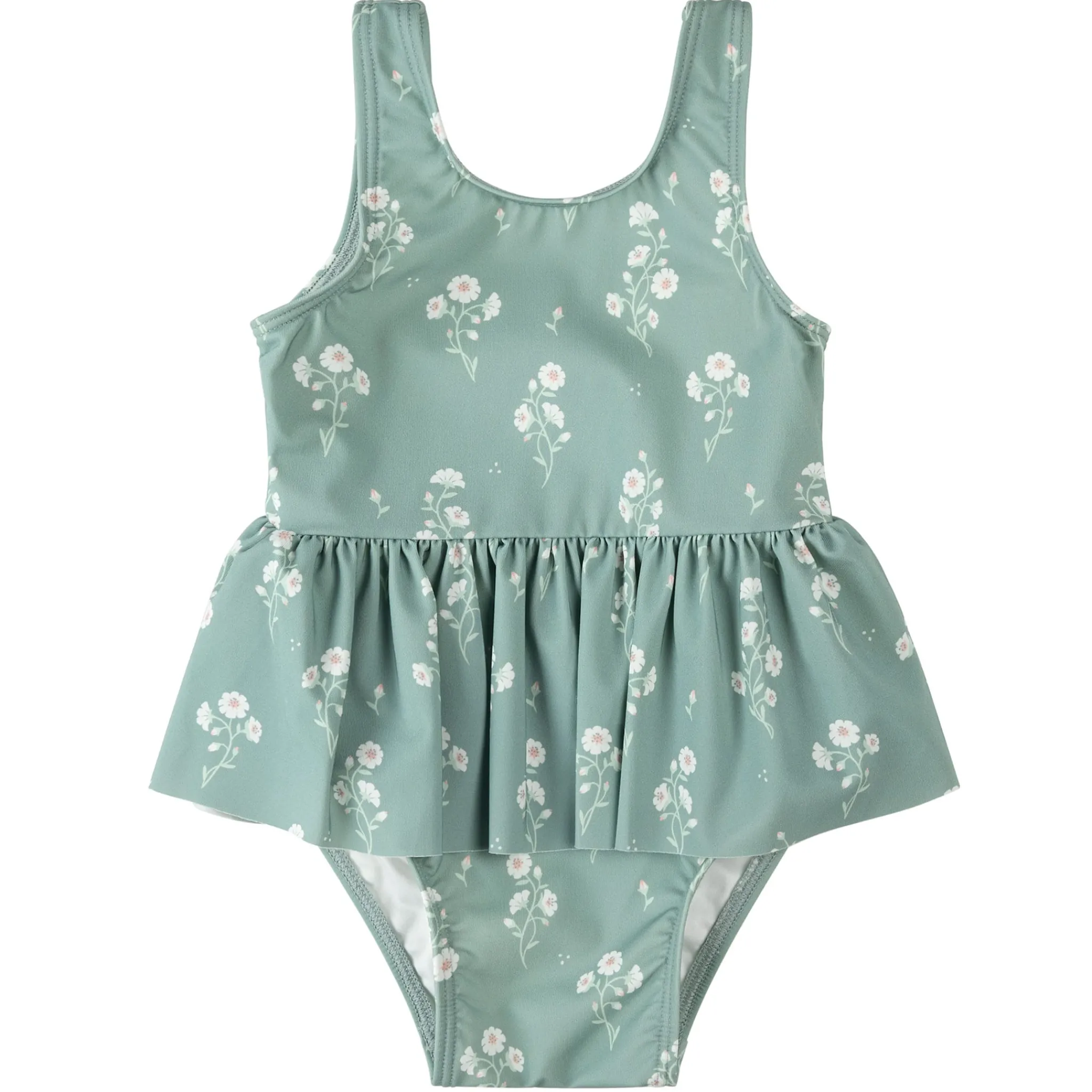 Kids Petit Lem Flowers Printed Swimsuit 2-6y