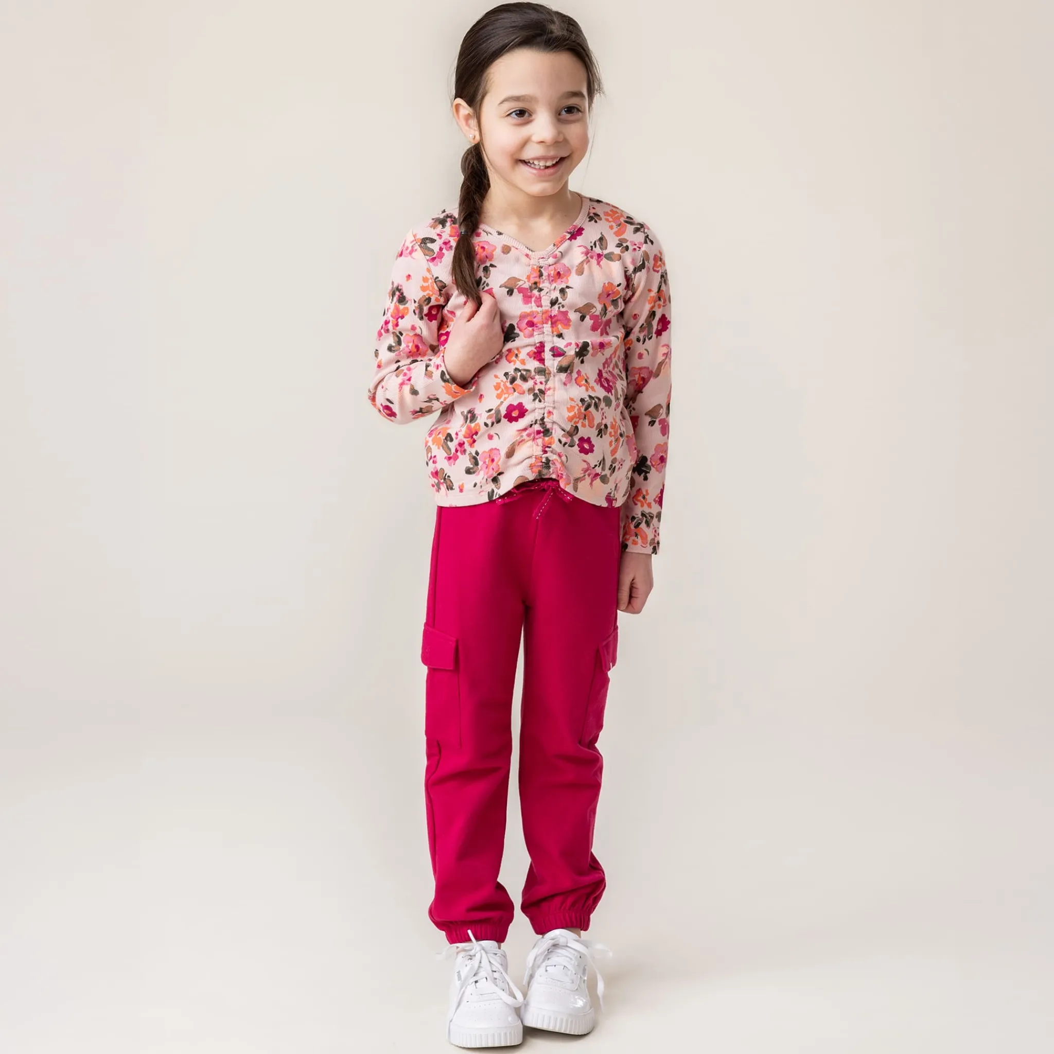 Kids Nano Flowers Printed T-shirt 2-12