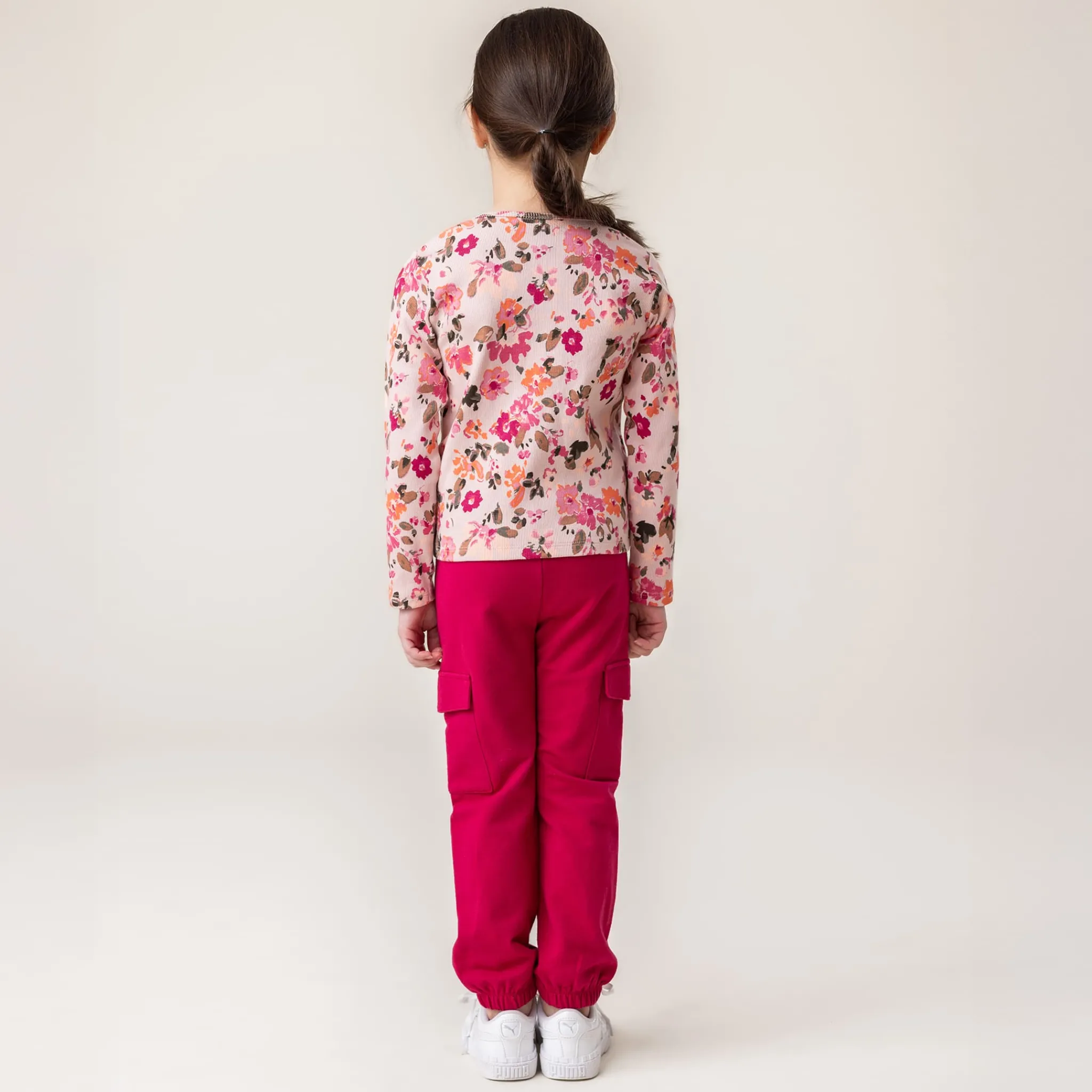 Kids Nano Flowers Printed T-shirt 2-12