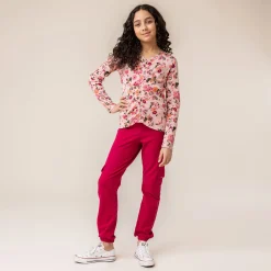 Kids Nano Flowers Printed T-shirt 2-12
