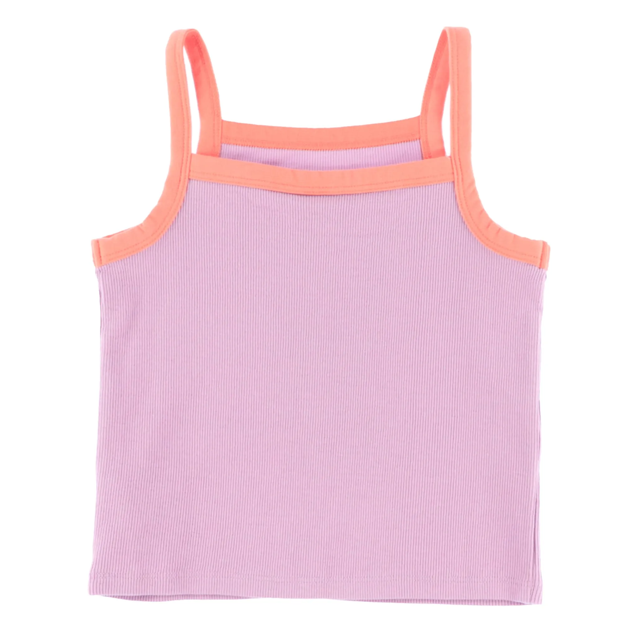 Kids Nano Flowers Ribbed Tank Top 2-12