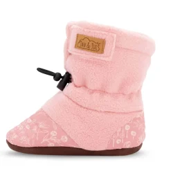 Jan n Jul Boots & Booties>Flowers Stay-Put Booties 3-24m