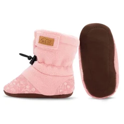 Jan n Jul Boots & Booties>Flowers Stay-Put Booties 3-24m