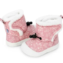 Jan n Jul Mid-Season Boots|Mid-Season Boots>Flowers Stay-Put Booties 6-24m
