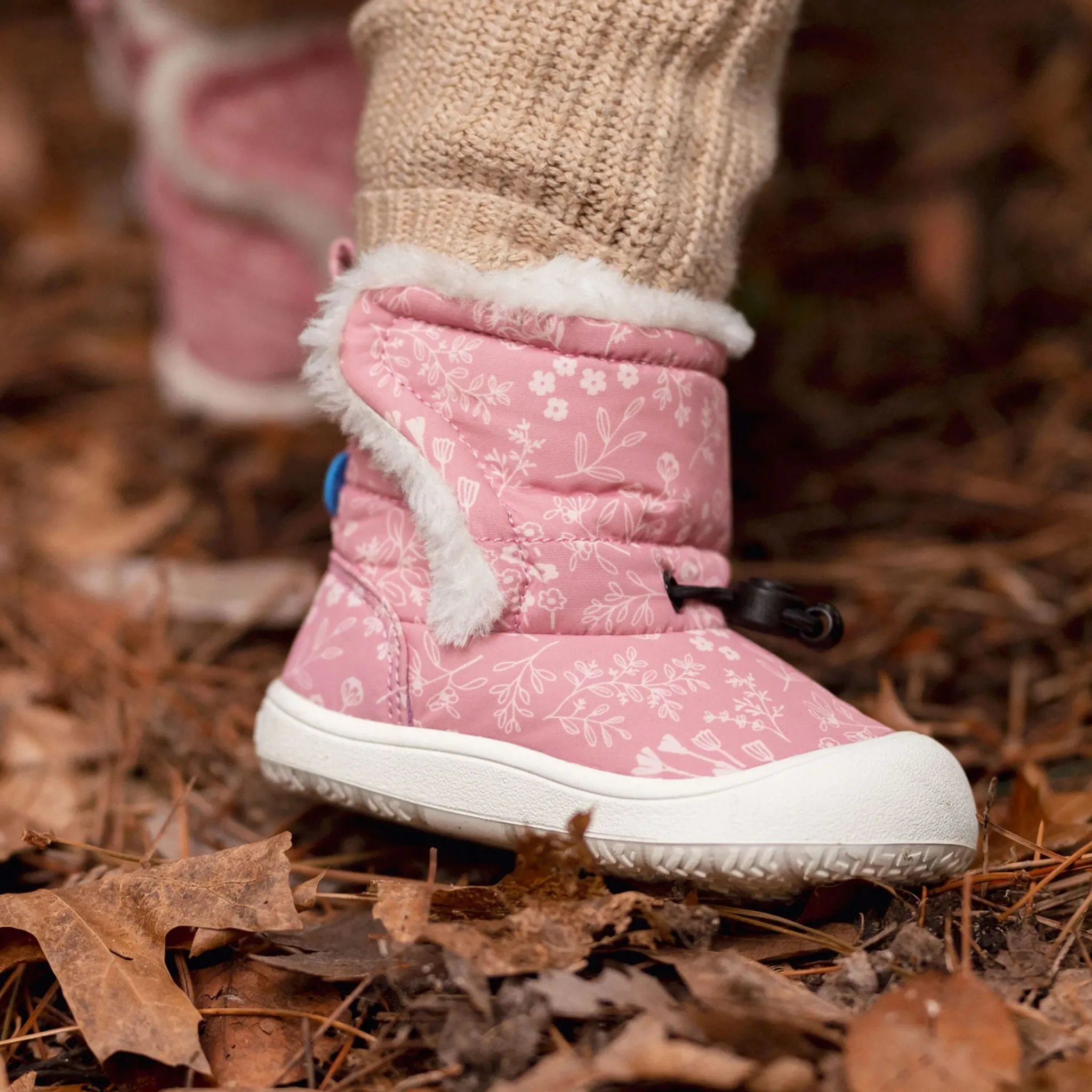 Jan n Jul Mid-Season Boots|Mid-Season Boots>Flowers Stay-Put Booties 6-24m