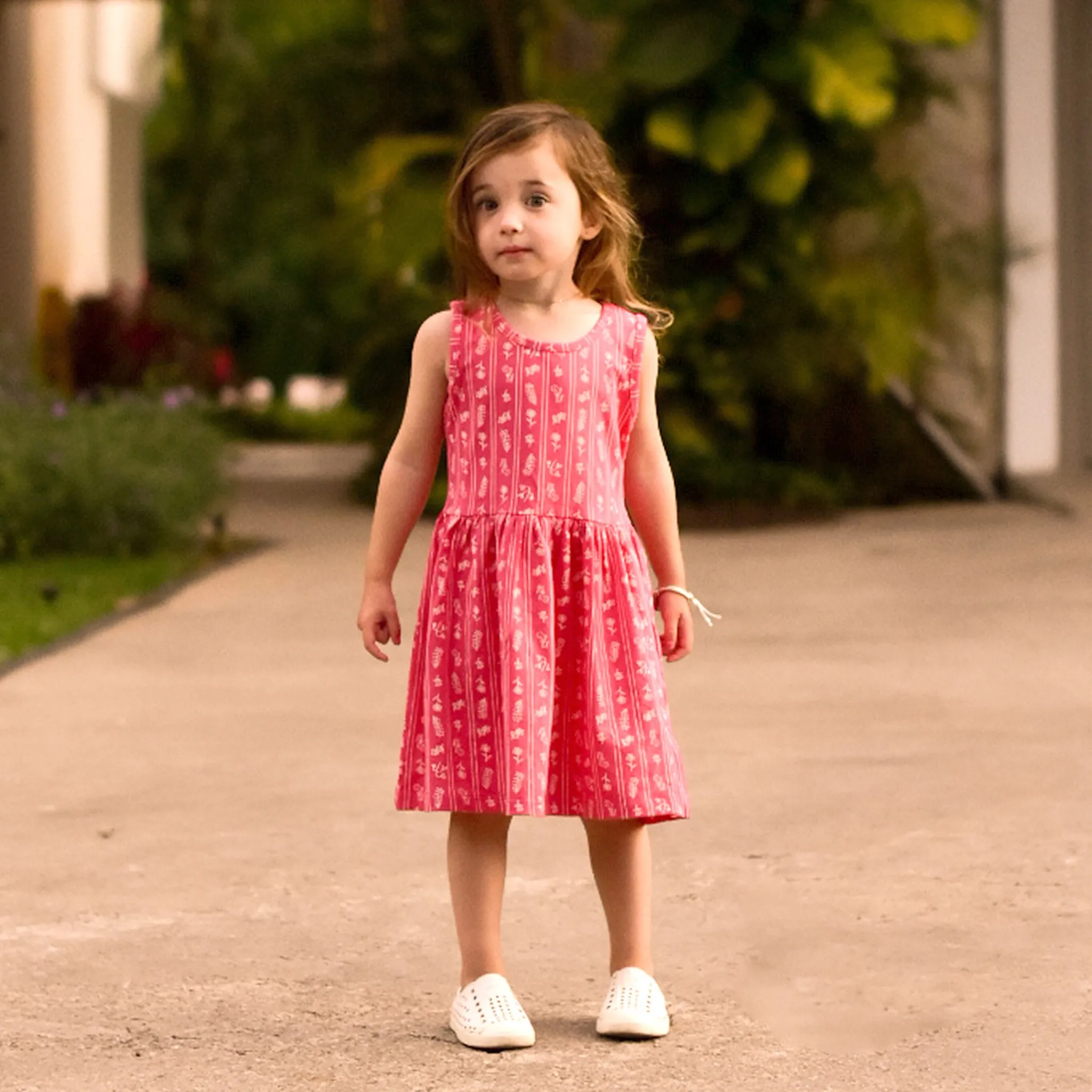 Kids Camp by Birdz Flowers Stripe Dress 2-8y