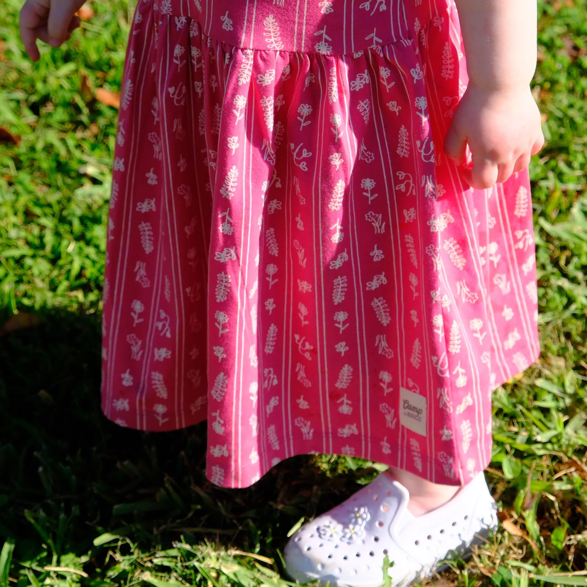 Kids Camp by Birdz Flowers Stripe Dress 2-8y