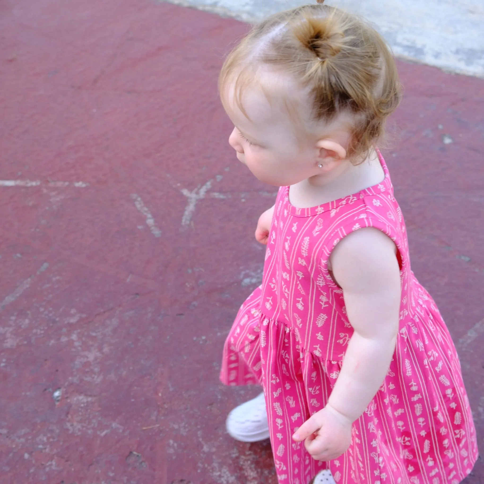 Kids Camp by Birdz Flowers Stripe Dress 2-8y