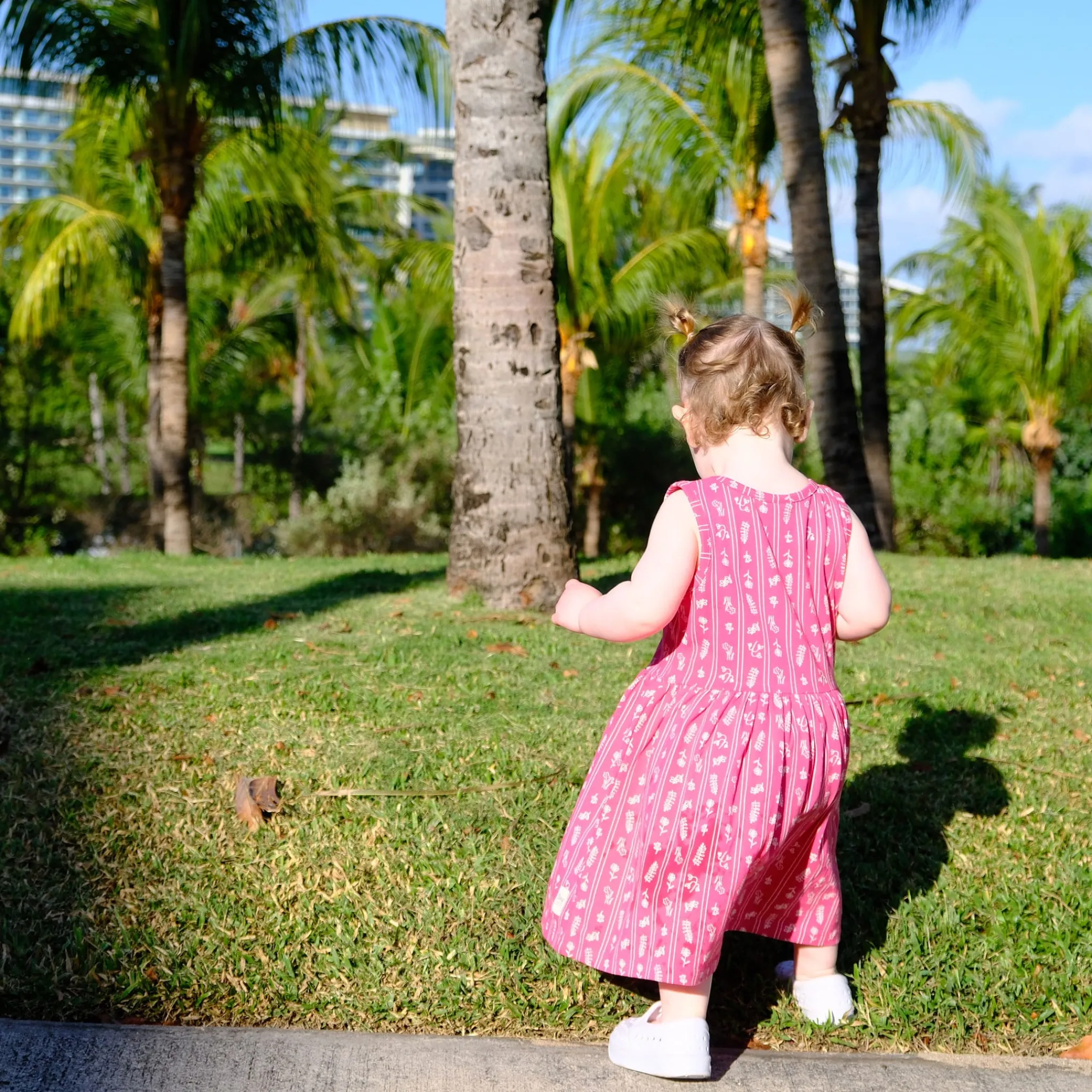 Kids Camp by Birdz Flowers Stripe Dress 2-8y