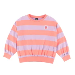 Kids Nano Flowers Striped Sweatshirt 212