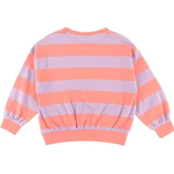 Kids Nano Flowers Striped Sweatshirt 212