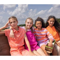 Kids Nano Flowers Striped Sweatshirt 212