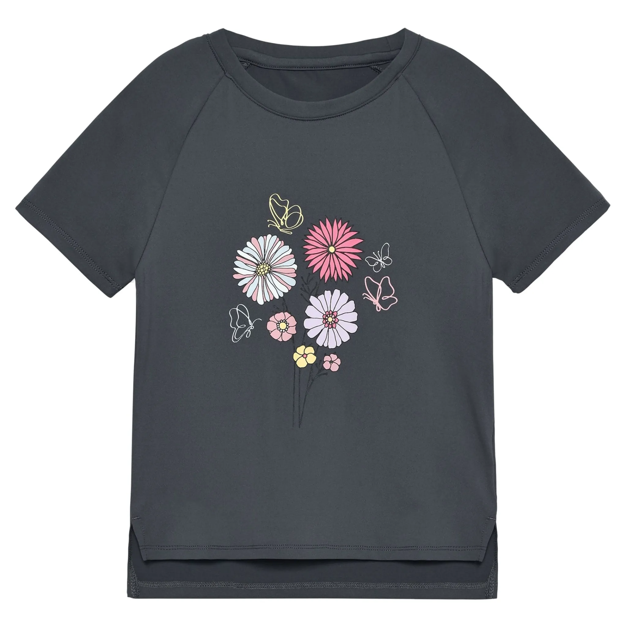 Kids Color Kids Sportswear|Tops>Flowers T-shirt 4-8