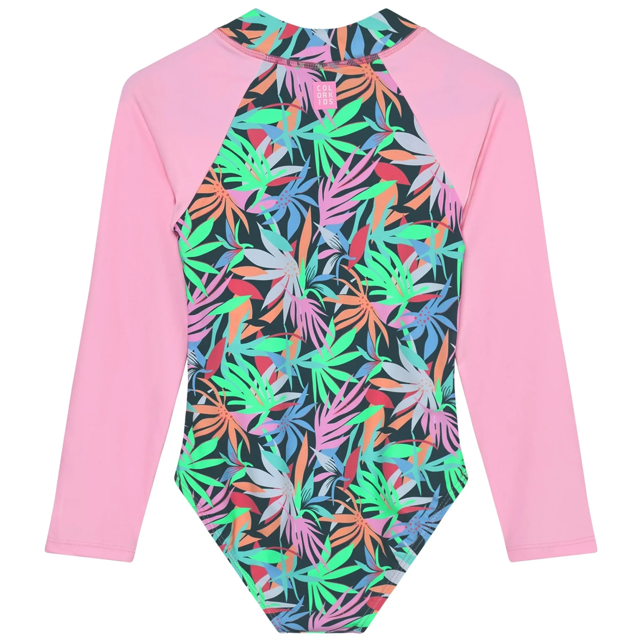 Kids Color Kids Swimsuits>Foliage Aop Uv Swimsuit 2-12