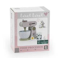 Kids Label Label Food Processor - Pink