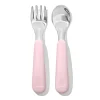 Kids Oxo Tot Tableware|Plates & Placemats>Fork & Spoon Set - Blossom