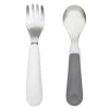 Kids Oxo Tot Breastfeeding|Tableware>Fork & Spoon Set - Grey