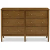 DaVinci Storage Furniture>Frem 6-Drawer Dresser - Walnut