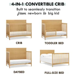 DaVinci Frem 4-in-1 Convertible Crib - Honey