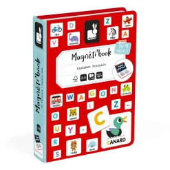 Janod 2 Years And Over>French Alphabet Magneti'book