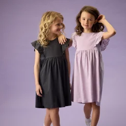 Kids Creamie Frill Jersey Dress 2-14